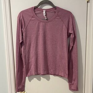 lululemon athletica Mauve Swiftly Tech Long Sleeve Top